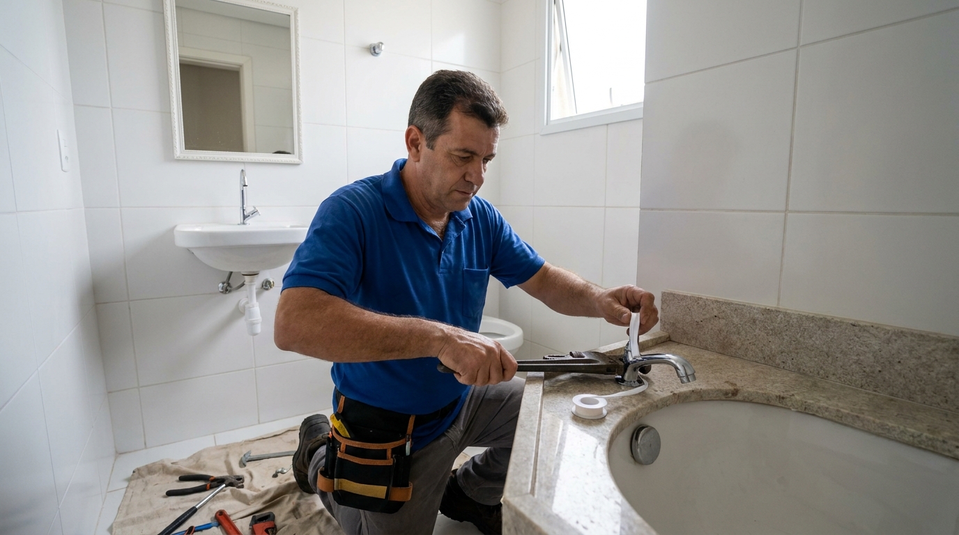 Instalação de torneira de cozinha em Montes Claros‑MG